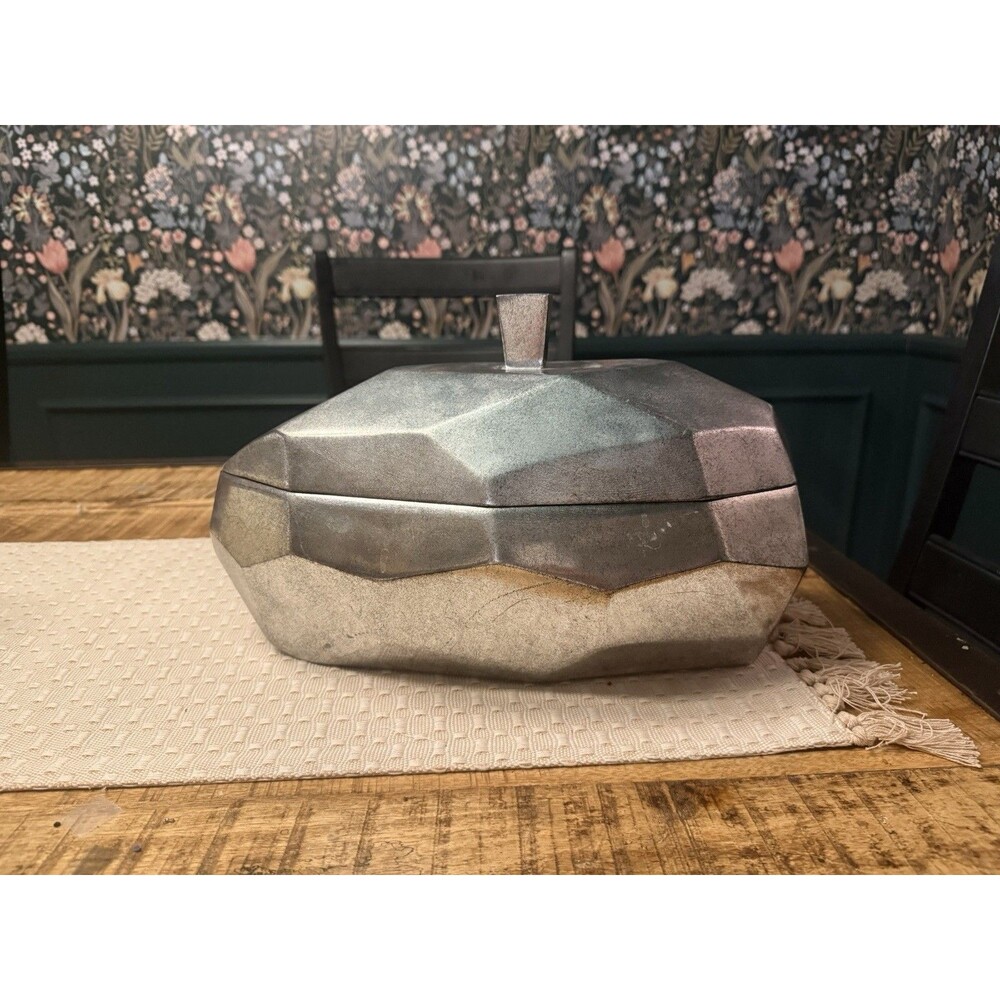 Uttermost Minta 9 Inch x 15 Inch Resin Sculpture with Lid